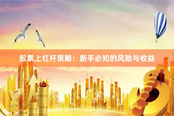 股票上杠杆策略：新手必知的风险与收益